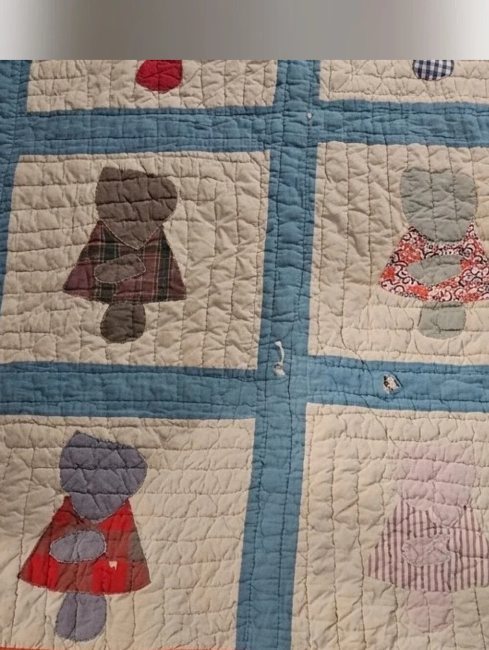 Old Bonnet Girl Quilt